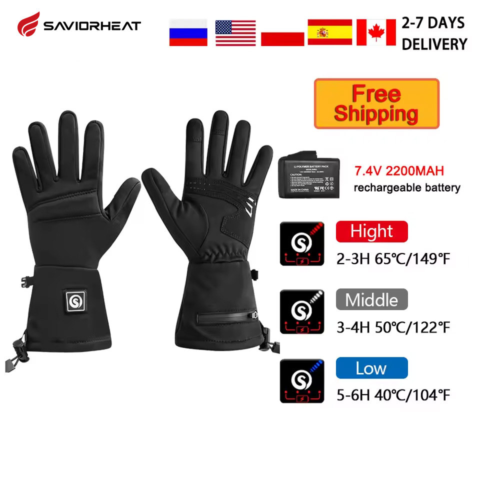 Touch Screen Gloves - Snow Deer S18 겨울 온열 전기