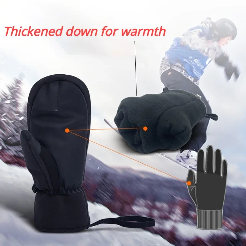 Touch Screen Gloves - 겨울 스키 장갑 방수 터치스크린 보온