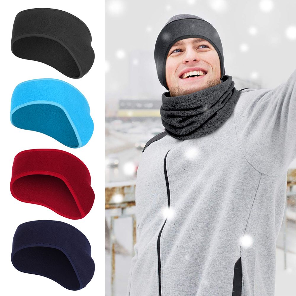 Fleece Ear Warmer Band - 1개 헤어밴드, 헤어 땀 흡수 플리스
